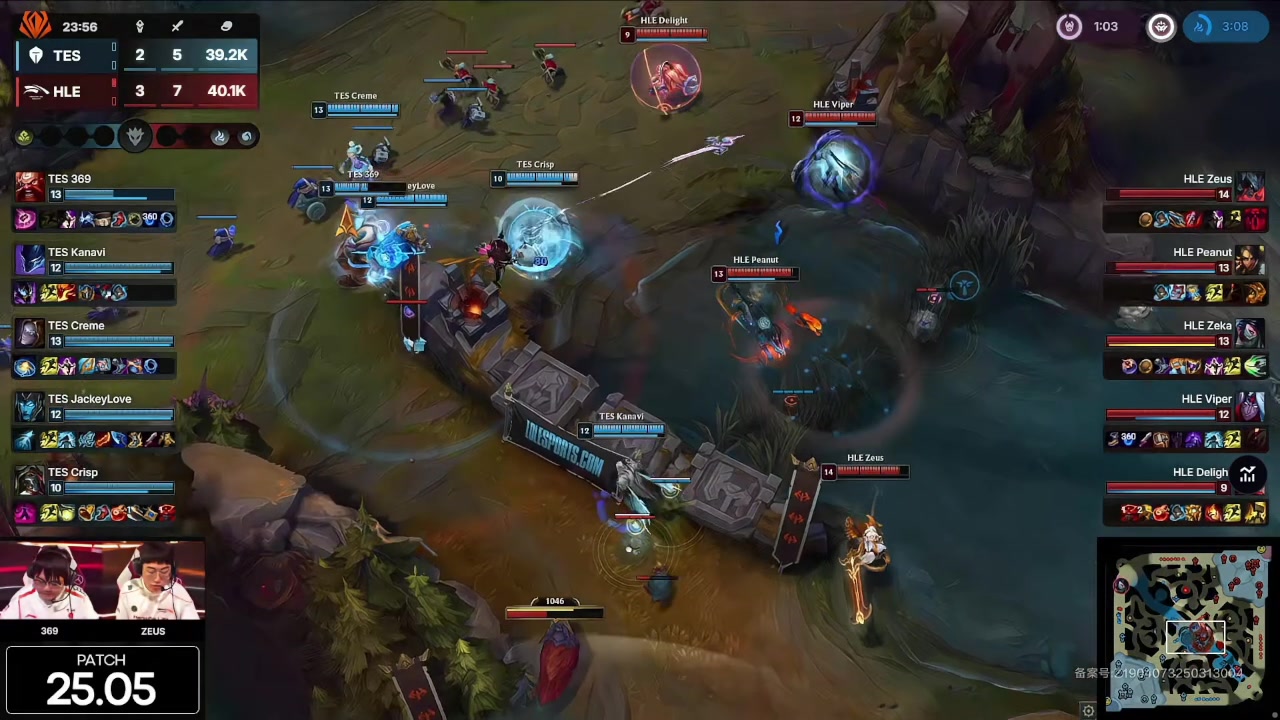 发条梦魇稀烂配合！TES中路团战溃败 被HLE0换5！